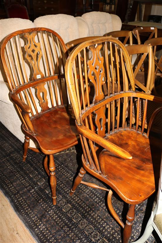 Pair of Windsor chairs
